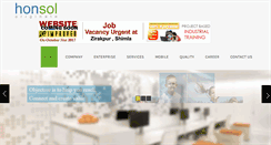 Desktop Screenshot of honsol.com